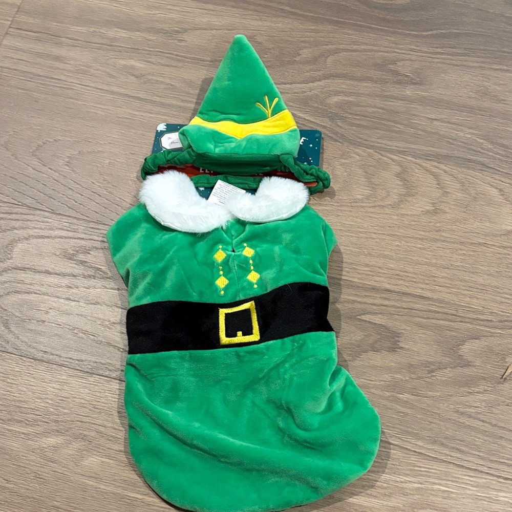 Green Elf Costume for Dogs